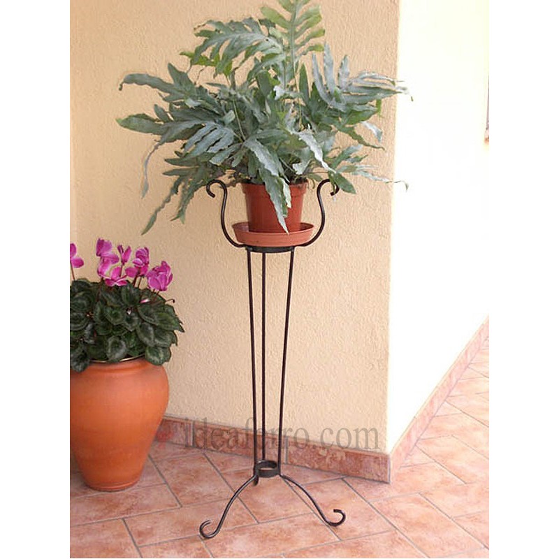 Portavaso trepiede lineare
