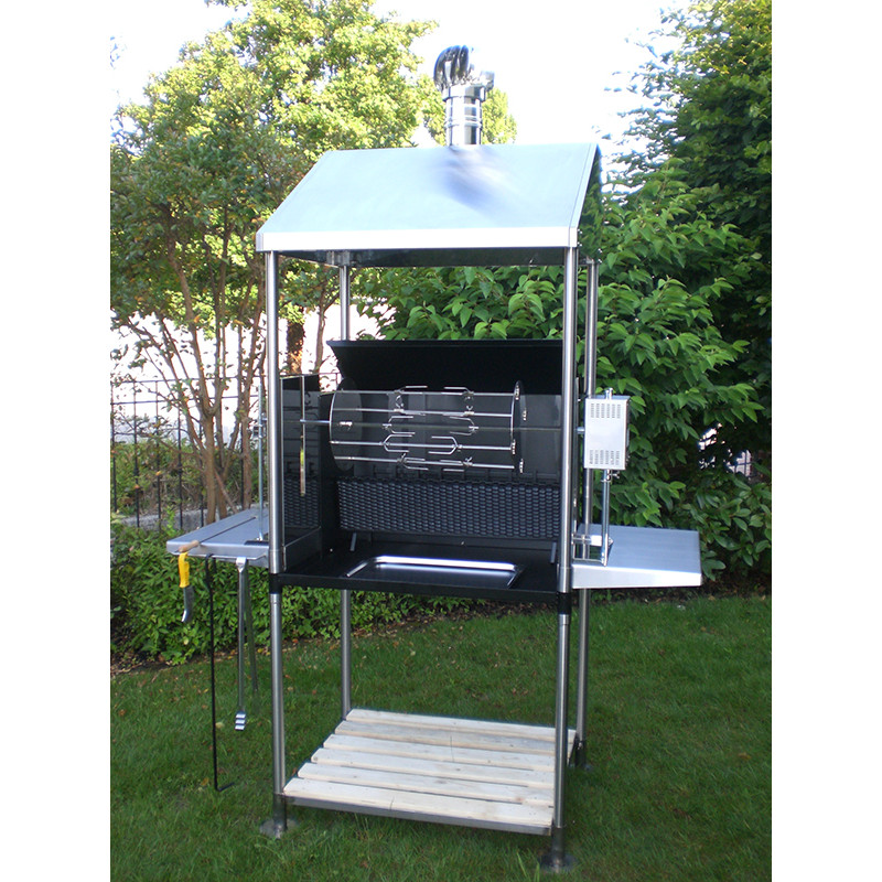 Caminetto Maxi con Girarrosto Planetario