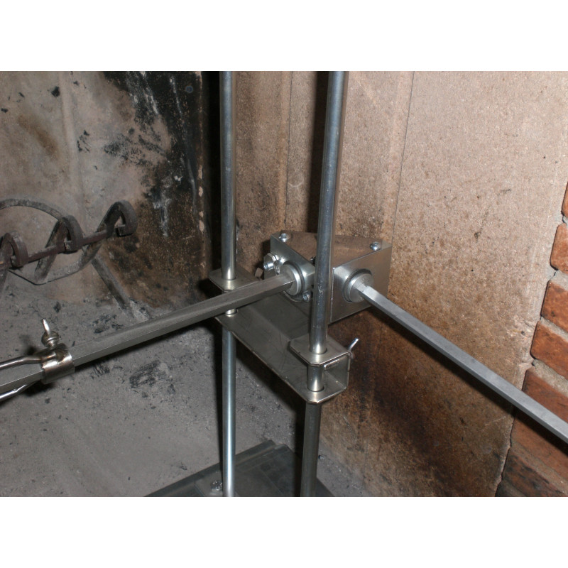 Girarrosto a legna angolare