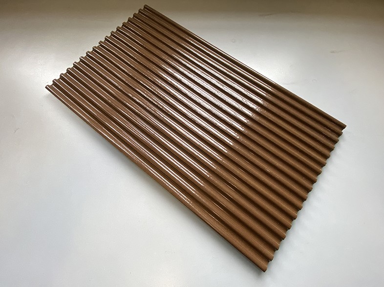 Piastra in pietra refrattaria smaltata